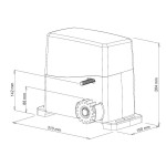 KIT AG-FUTURE 230V VDS Automation for Sliding Gate